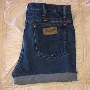 Vintage Wrangler cut offs